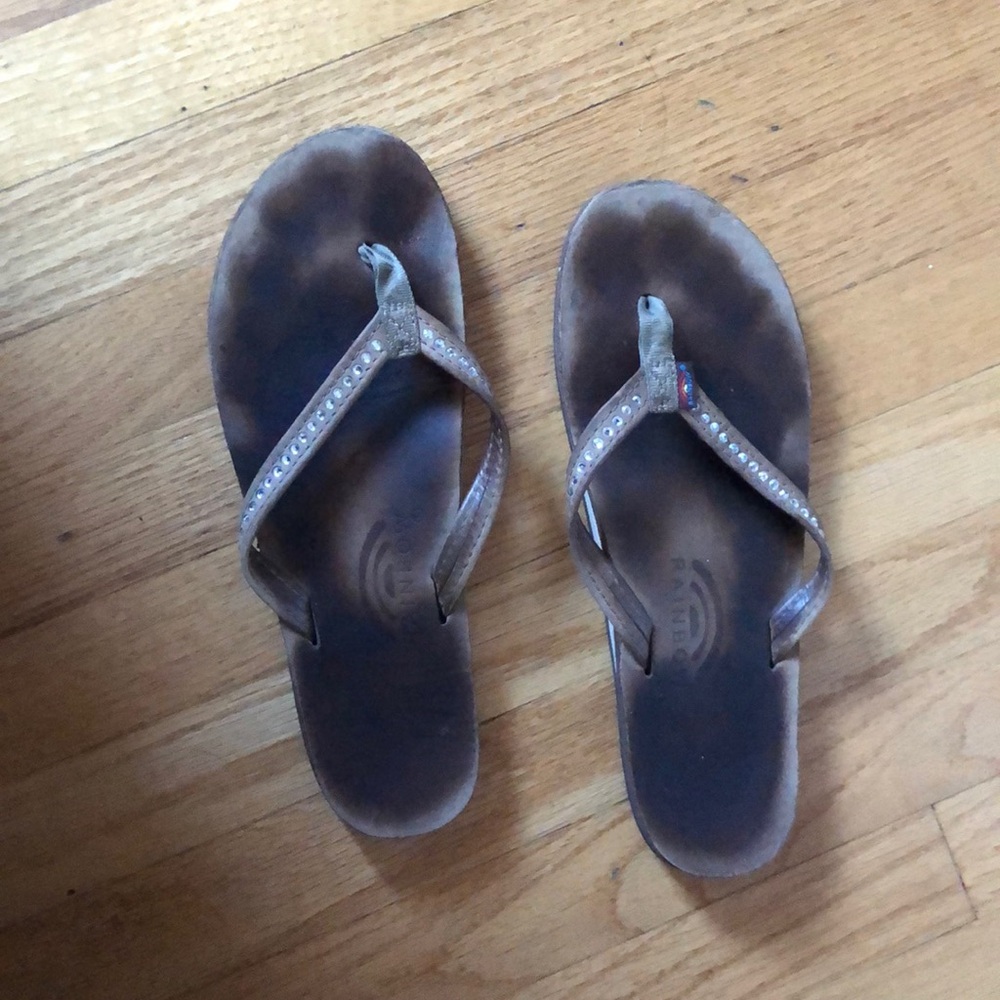Rhinestone Rainbow Sandal Flip Flops